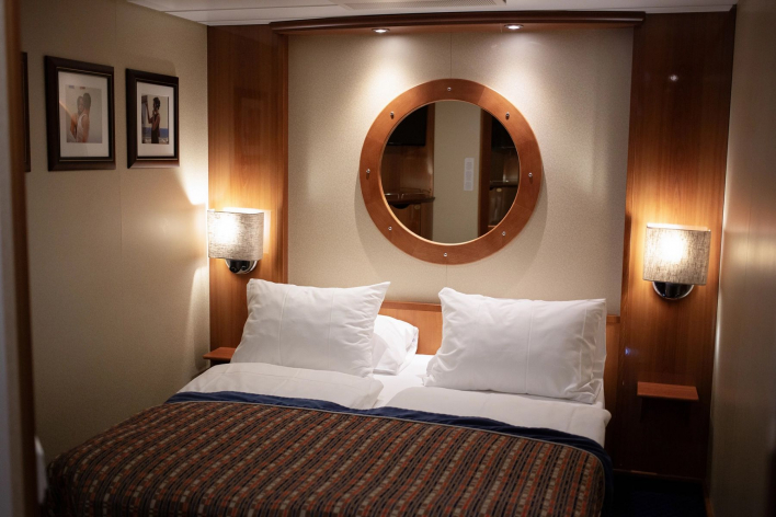 Standard-Innenkabine mit Queensize-Bett (Foto: © Color Line)